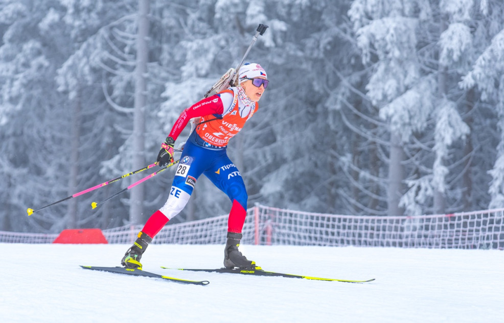 Tereza Voborníková, sprint žen na SP v Oberhofu 2026